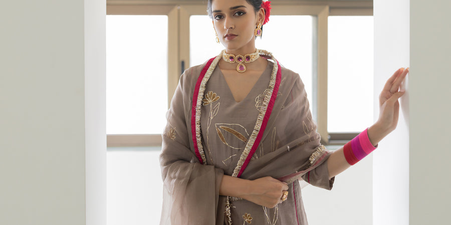 Phulkari Drape